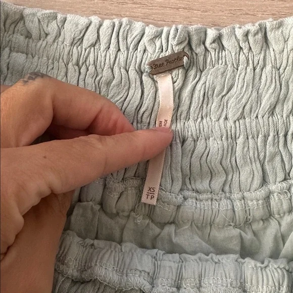 FREE PEOPLE Soft Blue Ruffled Set - Picture 8 of 8